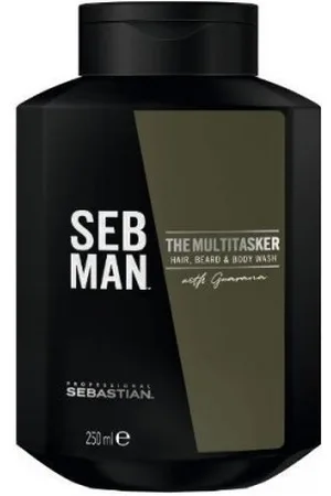 Sebastian Professional SEB MAN The Multitasker 3in1 Hair Beard and Body Wash 250ml
