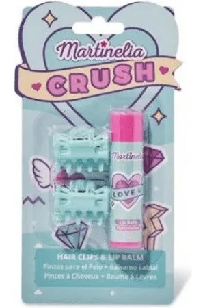Martinelia Crush Hair Clips & Lip Balm Marshmallow