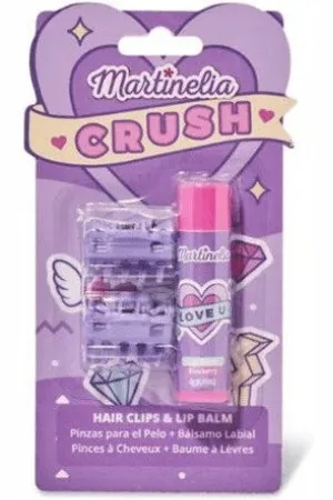 Martinelia Crush Hair Clips & Lip Balm Blueberry