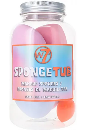 W7 Cosmetics Sponge Tub Face Sponge Set Gift set