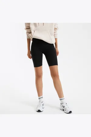 La Redoute Cotton Jersey Cycling Shorts with High Waist