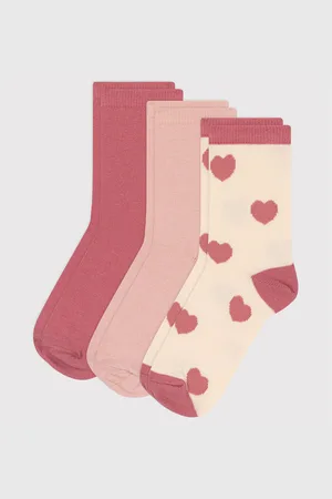 Petit Bateau Pack of 3 Pairs of Crew Socks in Cotton Mix