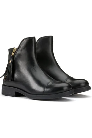 Geox Kids J AGATA C Leather Ankle Boots