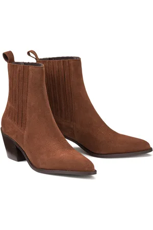 La Redoute Signatures Doriane Cowboy Boots in Suede