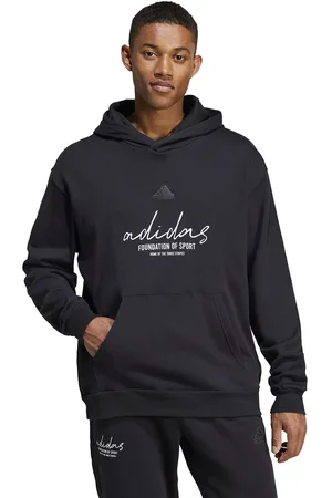 adidas Cotton Double Logo Hoodie