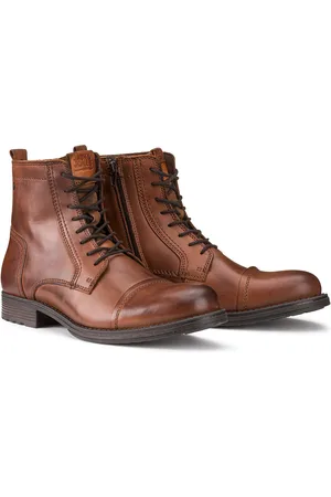 JACK & JONES Jfwrussel Leather Ankle Boots