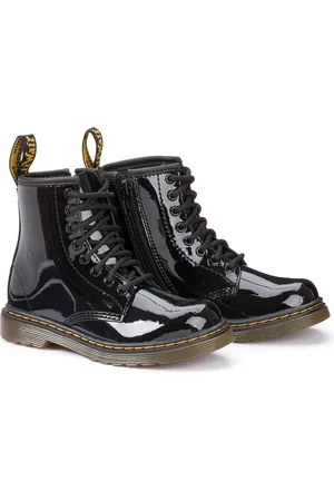 Dr. Martens Kids 1460 Junior Patent Leather Ankle Boots