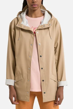Rains Unisex Mid-Length Windbreaker with Hood
