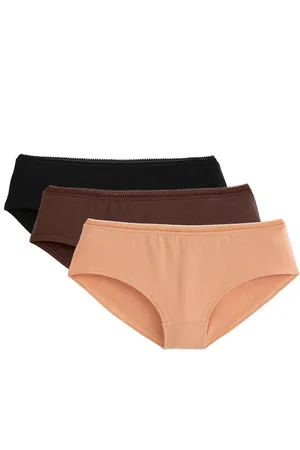 La Redoute Pack of 3 Shorts in Plain Cotton