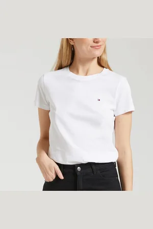 Tommy Hilfiger Cotton Crew Neck T-Shirt with Short Sleeves