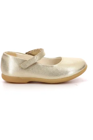Kickers Kids Ambellie Ballet Pumps in Leather with Touch 