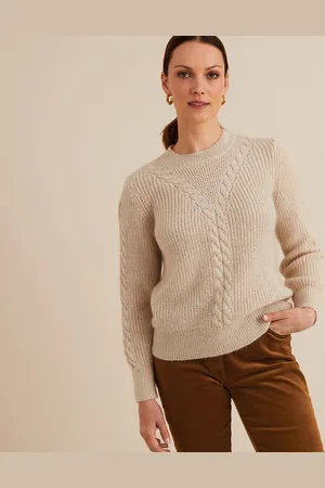 ANNE WEYBURN Mohair Mix Jumper with Metallic Thread