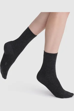 Dim Pair of Soft Knit Crew Socks