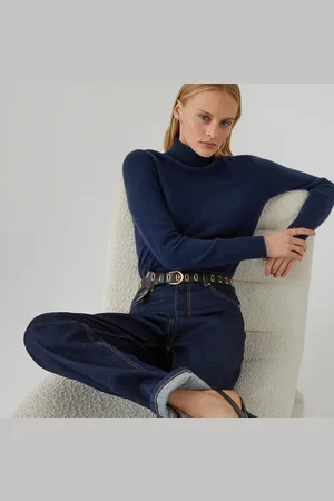 La Redoute Cashmere Fine Knit Jumper with Turtleneck