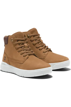 Timberland Kids Field Trekker High Top Trainers in Leather
