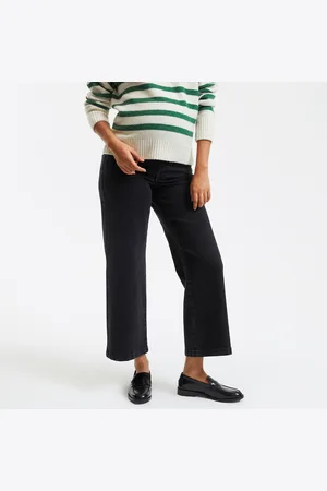 La Redoute Wide Leg Maternity Jeans with Bump Band