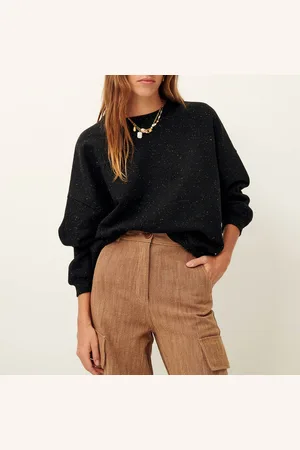Sessun Chebbi Oversize Sweatshirt with Crew Neck