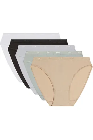 Dim Pack of 5 Eco Les Pockets Knickers in Cotton
