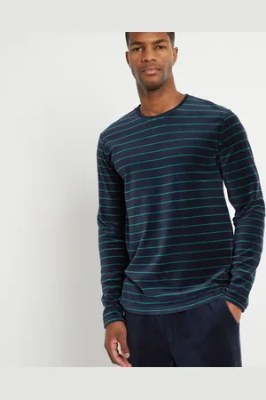 La Redoute Striped Velour Pyjamas