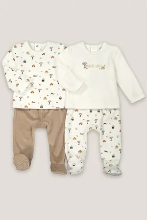 La Redoute Pack of 2 Pyjamas in Velour