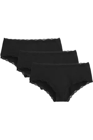 La Redoute Pack of 3 Shorts in Cotton with Lace