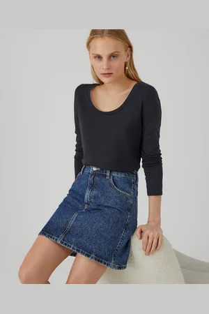 La Redoute Crew Neck T-Shirt with Long Sleeves