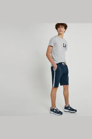 La Redoute Cotton Mix Bermuda Shorts with Side Stripes
