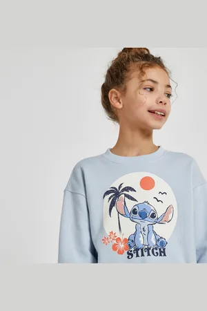 Stitch Cotton Blend Sweatshirt