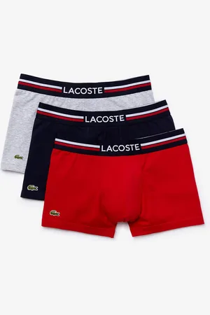 Lacoste Pack of 3 Cotton Hipsters