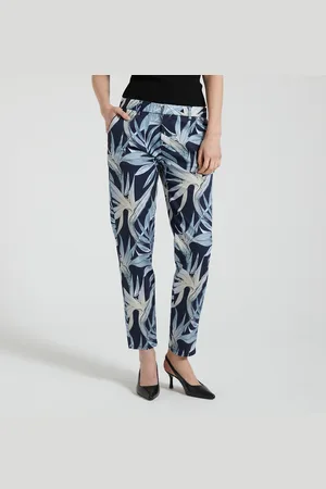 ONLY Leaf Print Cotton Chinos