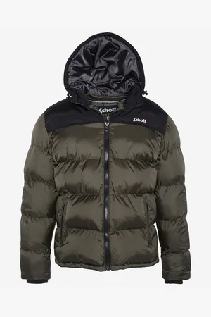 Schott NYC Hooded Padded Jacket