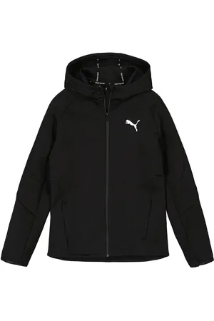 PUMA Zip-Up Hoodie in Cotton Blend