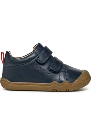 Geox Kids Steppieup Lightweight Trainers in Leather