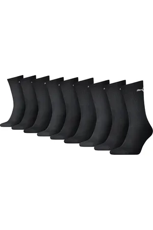 PUMA Pack of 9 Pairs of Crew Socks in Cotton Mix