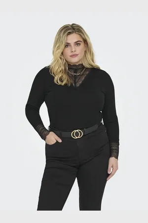 ONLY Crew Neck T-Shirt with Long Sleeves