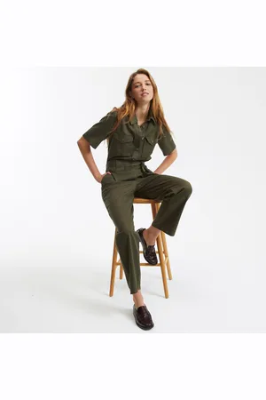 La Redoute Short Sleeve Jumpsuit, Length 29"