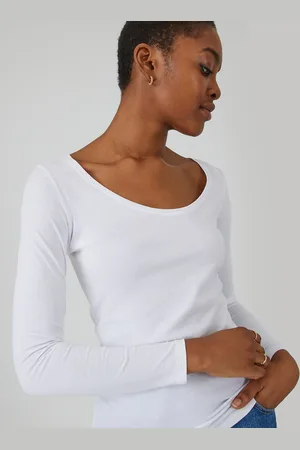 La Redoute Crew Neck T-Shirt with Long Sleeves