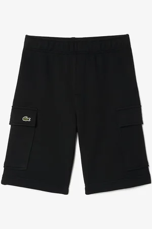 Lacoste Embroidered Logo Cargo Shorts in Cotton