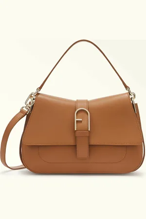 Furla Flow Leather Shoulder Bag, Medium