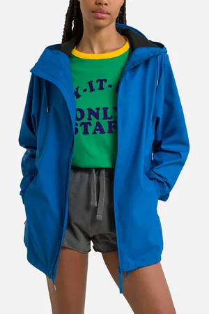 Rains Unisex Storm Breaker Windbreaker in Straight Fit with Hood