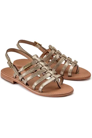 Les Tropéziennes par M Belarbi Leather Flat Sandals