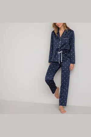 ANNE WEYBURN Cotton Satin Grandad Pyjamas