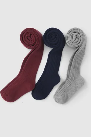 La Redoute Pack of 3 Plain Ribbed Tights