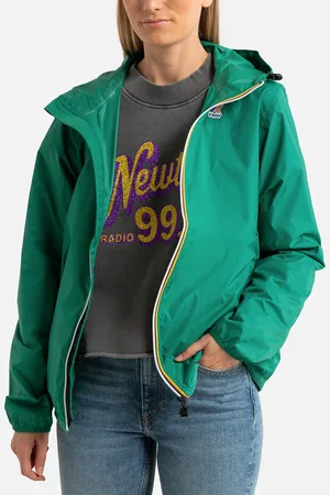 K-Way Le Vrai 3.0 Claude Unisex Windbreaker with Hood