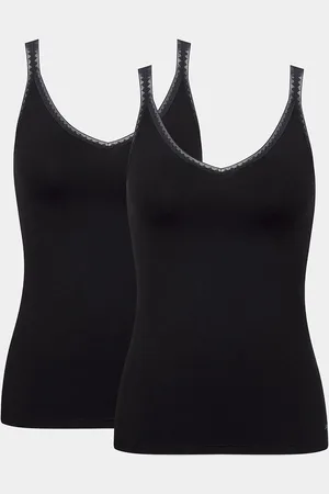 Sloggi Pack of 2 Go Vest Tops in Cotton