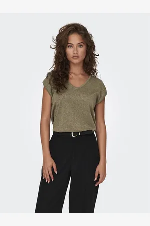 ONLY T-Shirt with Crew Neck and Short Sleeves