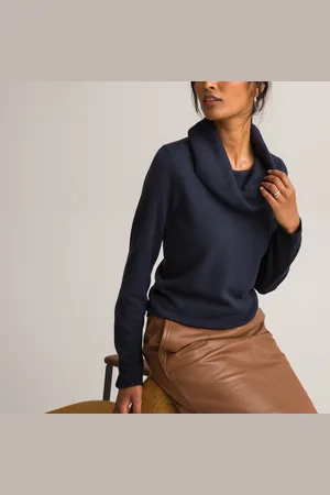 ANNE WEYBURN Soft Cowl Neck Jumper