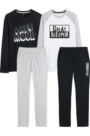 La Redoute Pack of 2 Pyjamas in Slogan Print Cotton