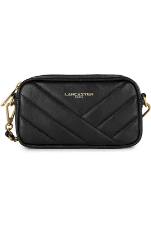 Lancaster Soft Matelassé Phone Clutch Bag in Leather