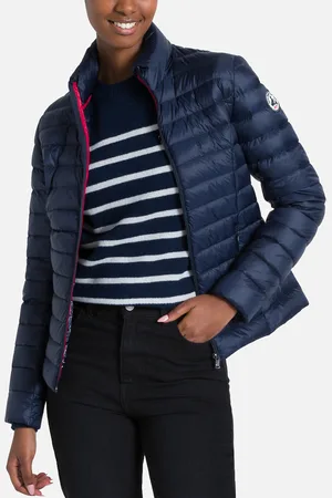 Jott Cha Padded Puffer Jacket with High Neck and Zip Fastening